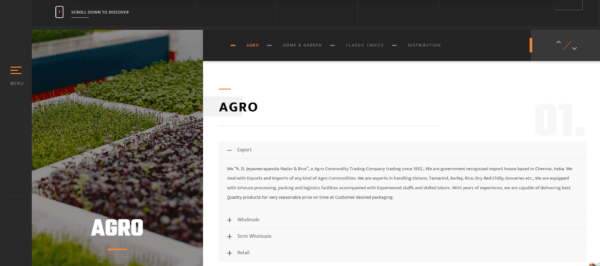 ADJ (Agro Trading Commodiy Company From Chennai)